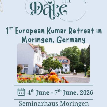Save the date – European Kumar Retreat in Moringen
